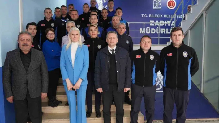 Melek Başkan'dan Zabıta Müdürlüğü görevlilerine ziyaret
