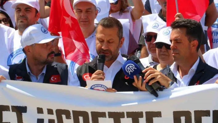 Memur-Sen'den Ankara'da eylem