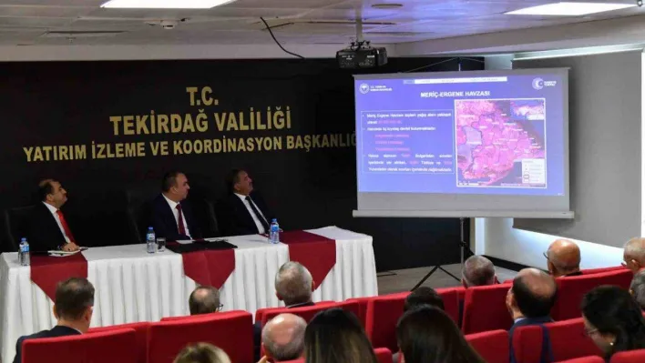 Meriç-Ergene Havza ve İl Su Yönetimi toplantısı gerçekleştirildi