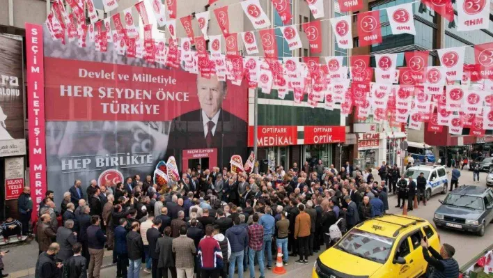 MHP Bursa Seçim İletişim Merkezi açıldı