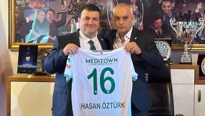 Milletvekili Hasan Öztürk, Bursaspor'a 50 bin TL bağışta bulundu