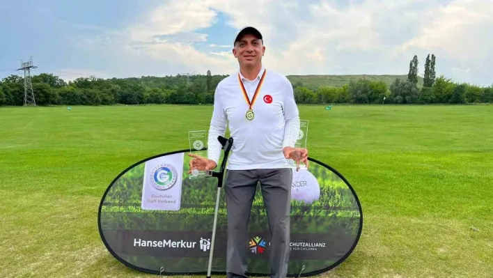 Milli golfçü Mehmet Kazan, Almanya'da şampiyon oldu