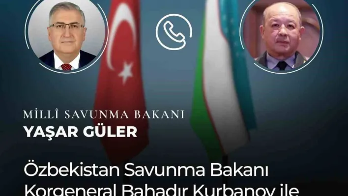 Milli Savunma Bakanı Güler Özbek mevkidaşı ile görüştü