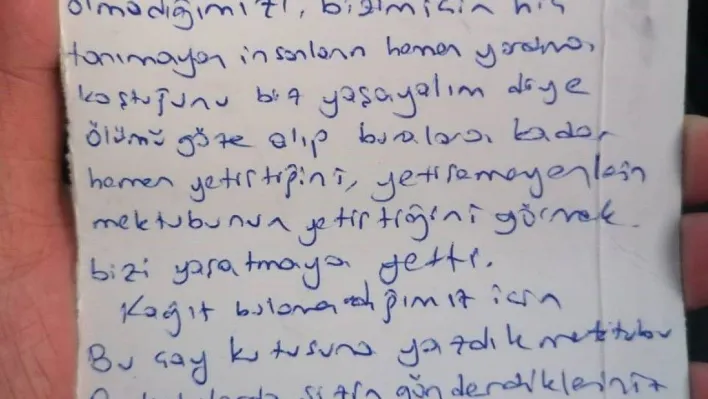 Minik İbrahim'in yürekleri ısıtan mektubuna depremzede büyüklerinden duygu dolu cevap geldi