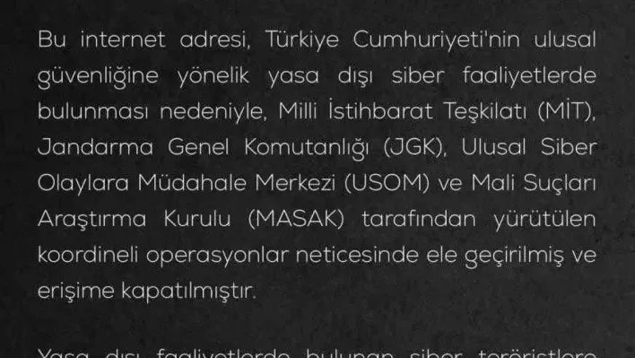 MİT ve Jandarma'nın iki ilde siber casuslara yönelik ortak operasyonunda 2 kişi gözaltına alındı