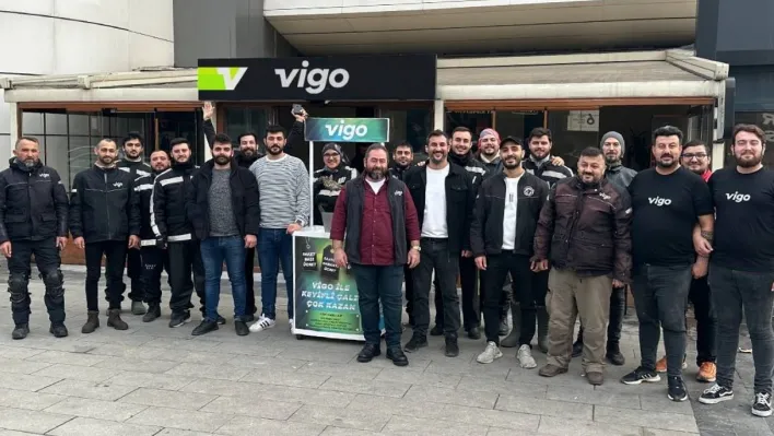 Moto kuryeler Bursa'da buluştu