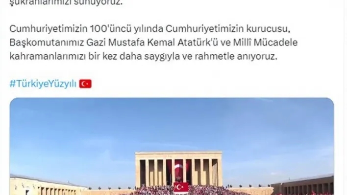 MSB: '29 Ekim'de Anıtkabir 1 milyon 182 bin 425 ziyaretçi ağırladı'