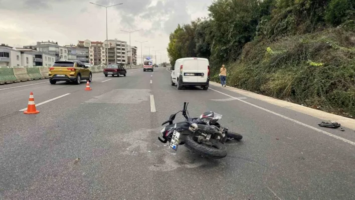Mudanya'da trafik kazası : 1 yaralı
