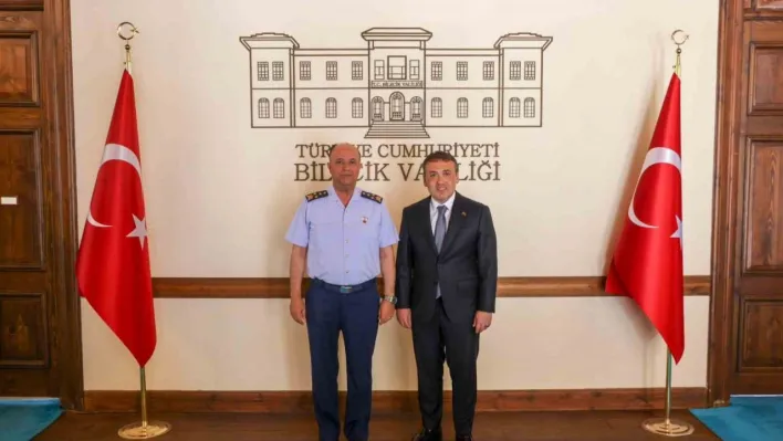 Muharip Hava Kuvveti Komutanı Hava Orgeneral İsmail Güneykaya'dan Bilecik temasları