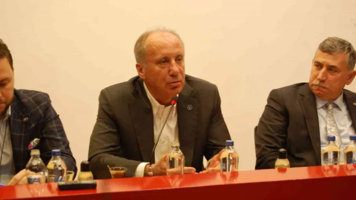 Muharrem İnce: '6'lı masa Tayyip Erdoğan hayranıdır'