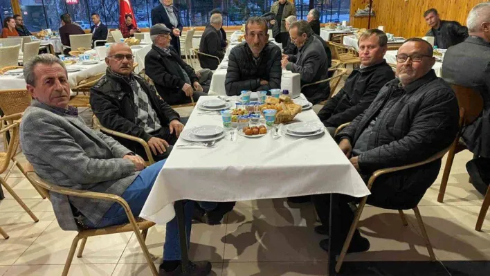 Muhtarlar geleneksel iftar sofrasında buluştu