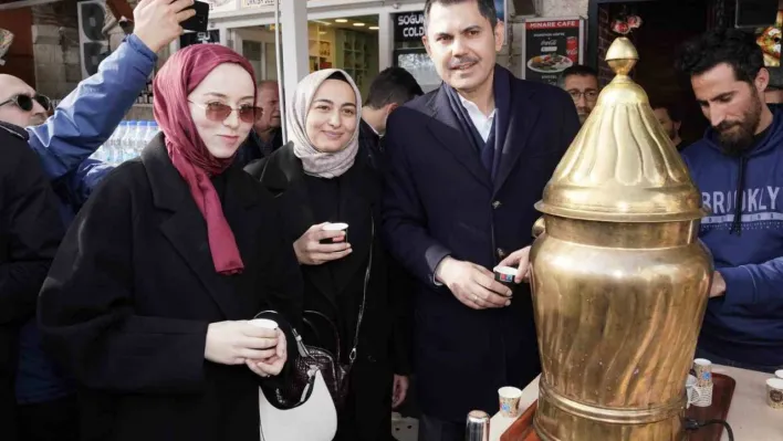 Murat Kurum, cuma namazını Ayasofya Camii'nde kıldı