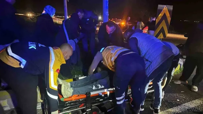 Muratlı çevreyolunda iki araç çarpıştı: 2 yaralı