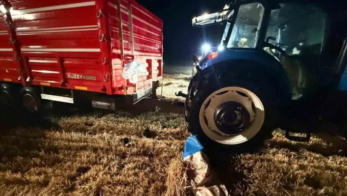 Muratlı'da traktörden düşen sürücü hayatını kaybetti