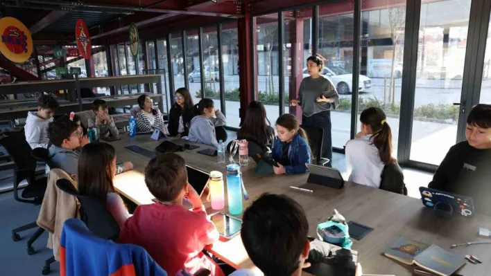 Nilüfer'de çocuklar animasyonun temellerini öğrendi