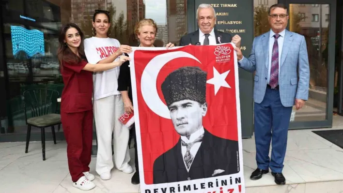 Nilüfer'de Cumhuriyetin 102'nci yıl heyecanı