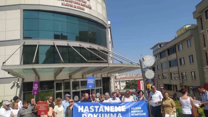 Nilüfer'de halk hastanelerine sahip çıkmak için toplandı