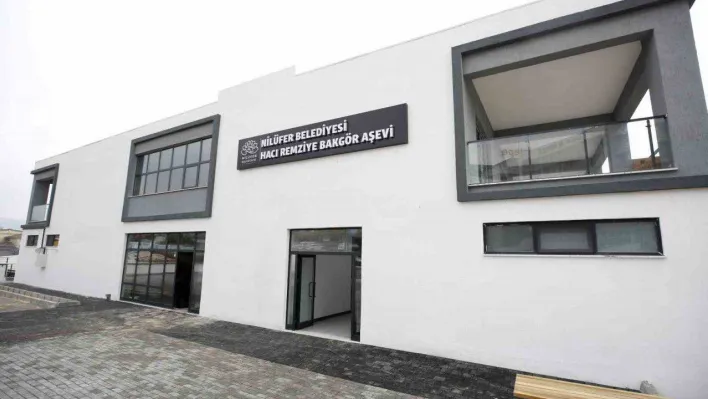 Nilüfer Üçevler'de yapılan aşevi iftar konuklarını bekliyor