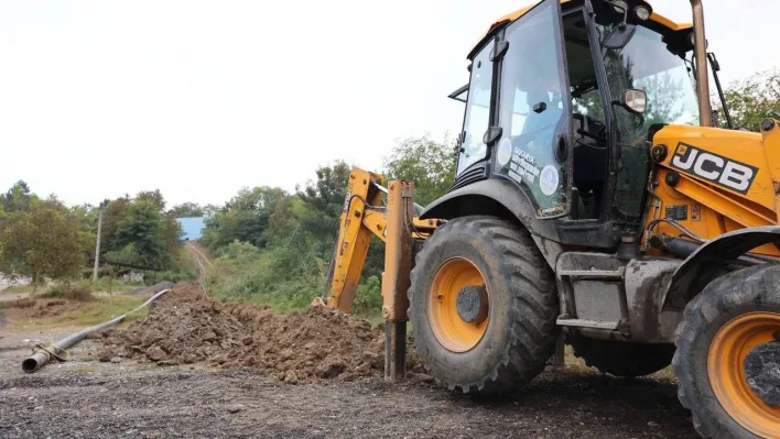 O mahalle 4 bin metrelik yeni içme suyu hattı ile buluştu