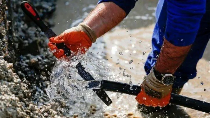 O mahallede 5 bin 500 metrelik içme suyu hattı yenilendi