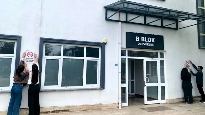 Öğrencilerden dumansız hava sahası farkındalığı