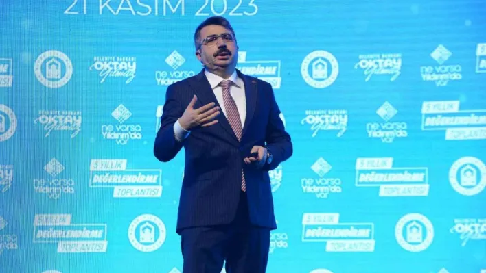 Oktay Yılmaz: 'Doğal adayım, Yıldırım'ın geleceği için biz varız'