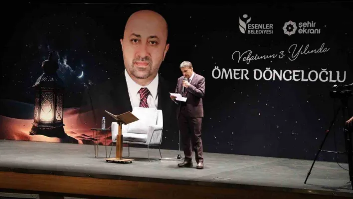 Ömer Döngeloğlu vefatının 3. yılında anıldı