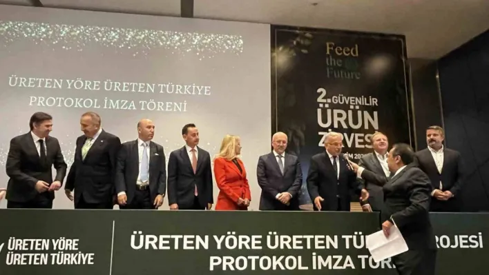 Ordu Büyükşehir Belediye Başkanı Mehmet Hilmi Güler 'Feed the Future' töreninde ödül aldı