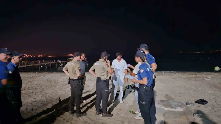 Ören'de sahilde izinsiz havai fişek gösterisine ceza