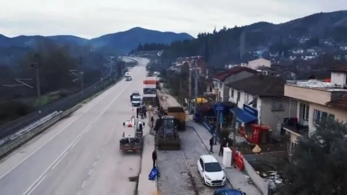 Orhangazi Mahallesinde doğalgaz çalışmaları başladı