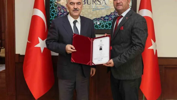 Osman Başeğmez'den Vali Ayyıldız'a veda ziyareti