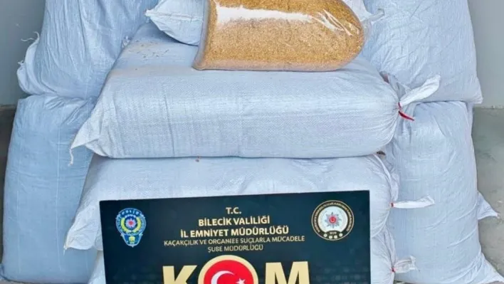 Osmaneli'de kaçak tütün operasyonu