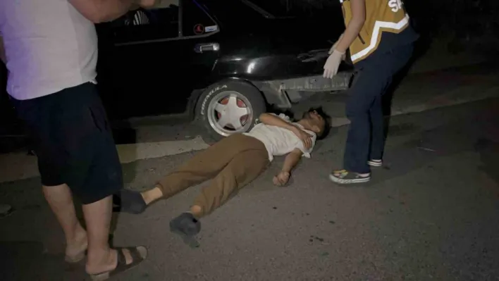 Otomobil su kanalına uçtu: 1 yaralı