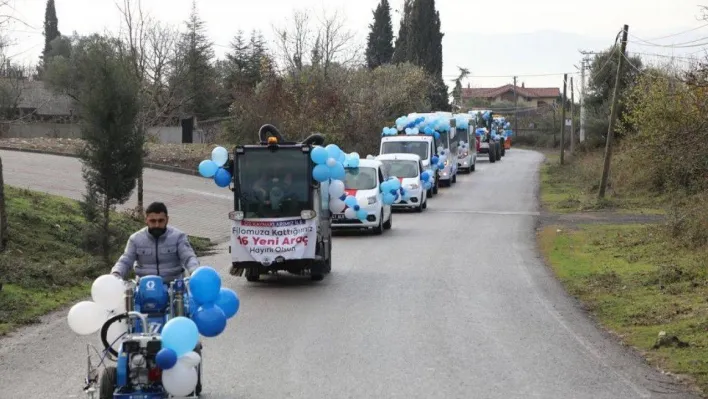 Öz kaynaklarla 16 yeni hizmet aracı