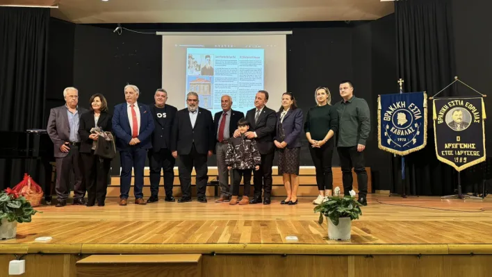 Özcan Işıklar'a Yunanistan'dan Dostluk Plaketi