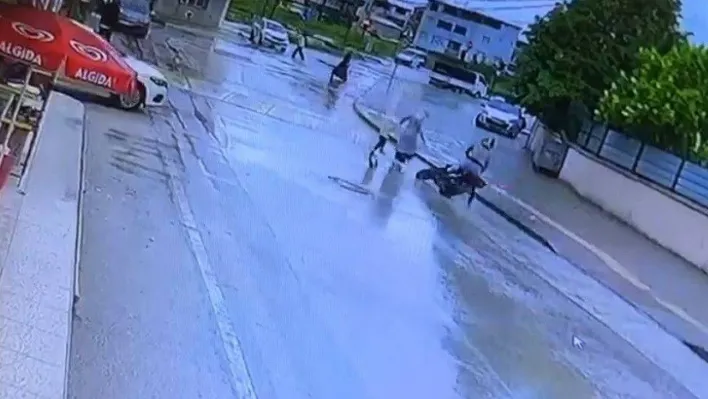 (Özel) Anne ve çocuğunun ölümden döndüğü anlar kamerada