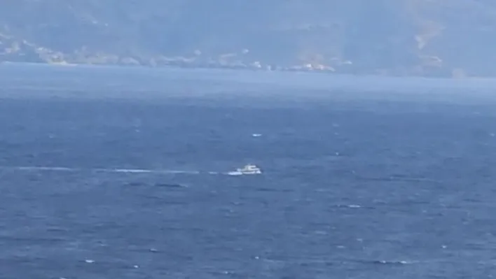 (Özel) Marmara Adası açıklarında kaybolan Halit Yukay'ı arama çalışmaları sürüyor