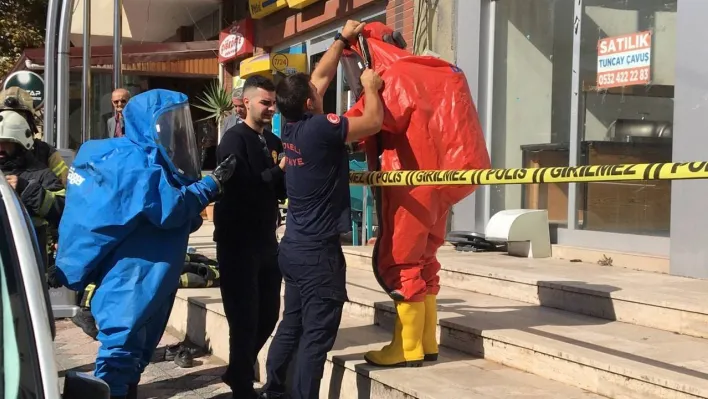 Patlamanın olduğu sokakta gaz kokusu paniği