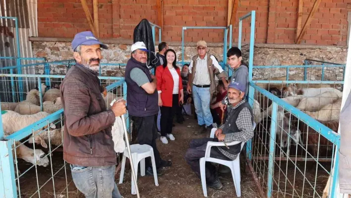 Pazaryeri'nde kurban satış noktası denetlendi