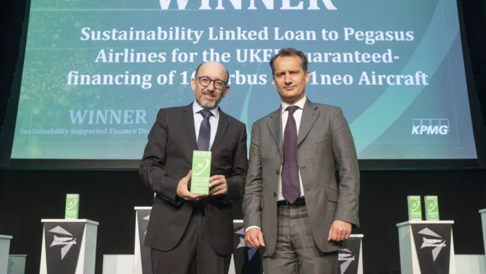 Pegasus'a sürdürülebilirlik finansmanı alanında yurt dışından iki ödül