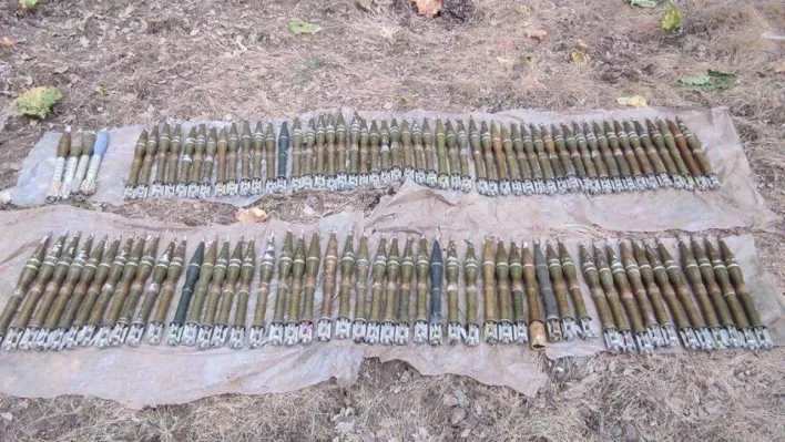 Pençe Operasyonu bölgesinde teröristlere ait mühimmat ele geçirildi