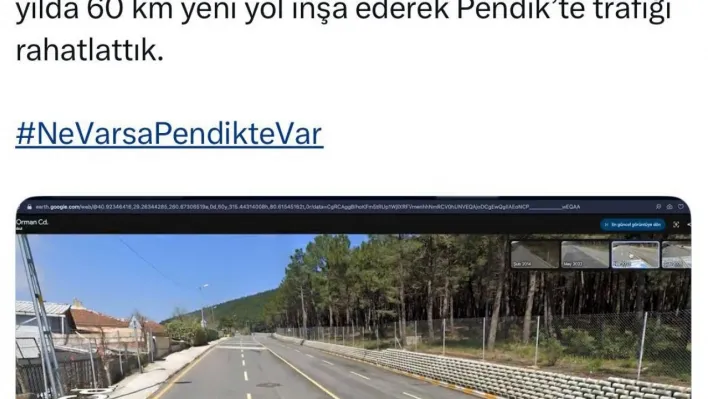 Pendik Belediye Başkanı Ahmet Cin'den Mansur Yavaş'a dikkat çeken 'yol' göndermesi
