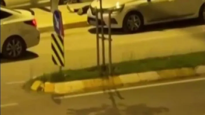 Pendik'te darp edilen kadının yardım çığlıkları kamerada