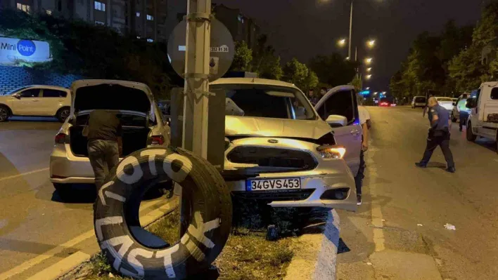 Pendik'te kaza sonrası çıkan silahlı kavgada 1 kişi yaralandı