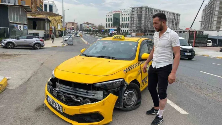 Pendik'te tartıştığı taksiciyi ezmek için otomobilini üzerine sürdü