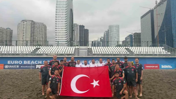 Plaj Futbolu Milli Takımı, Gürcistan'da 15 Temmuz şehitlerini andı