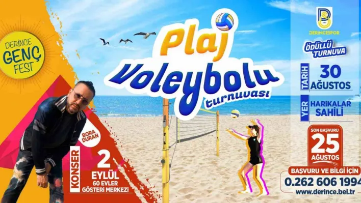 Plaj Voleybolu Turnuvasına kayıtlar devam ediyor