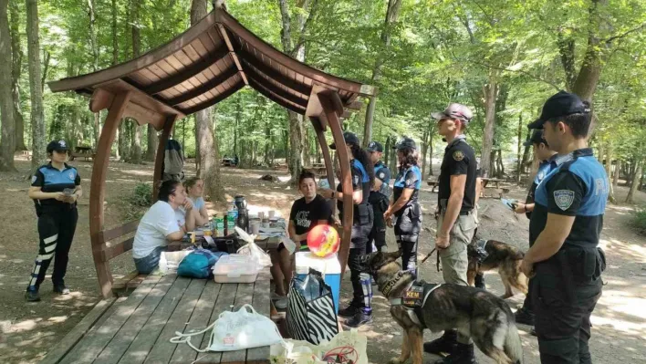 Polis ekipleri orman yangınlarına karşı vatandaşı uyardı