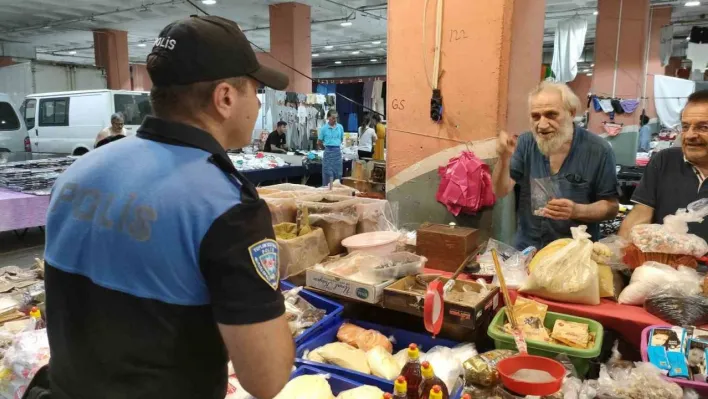 Polis, pazar esnafını dolandırıcılık ve yankesicilik olaylarına karşı uyardı