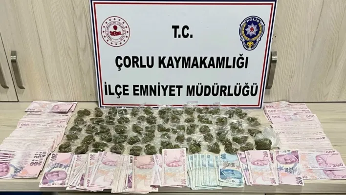 Polis şüphe üzerine durdurdu: 238 gram esrar ele geçirildi